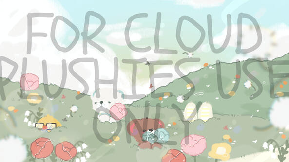 AUGUST 2023 wallpaper for Cloud Plushies