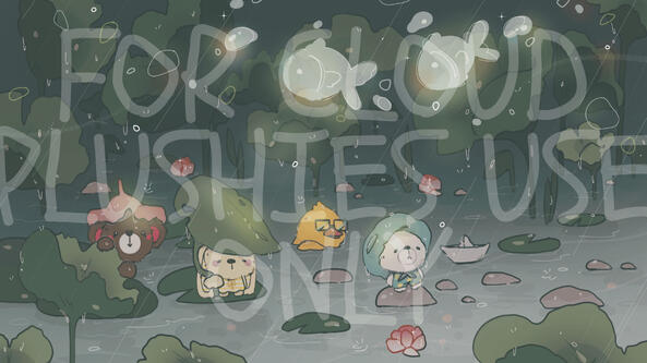 SEPTEMBER 2023 wallpaper for Cloud Plushies